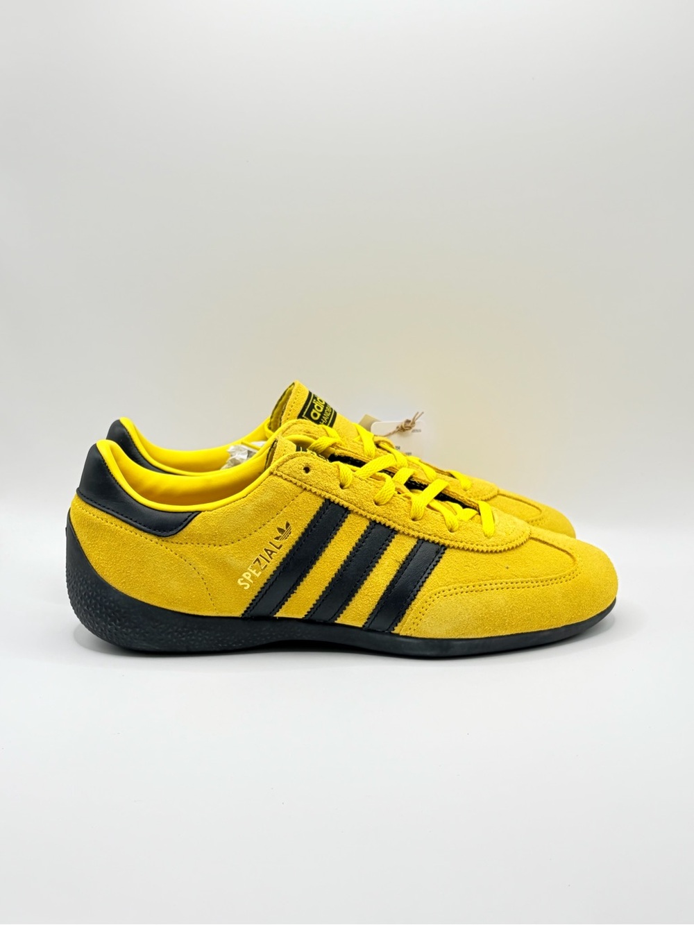 adidas Handball Spezial Yellow & Black Spezial Suede Sneakers